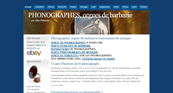 Desktop Screenshot of phonographes.fr