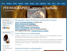 Tablet Screenshot of phonographes.fr
